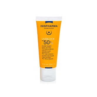This high protection sunscreen for sensitive skin durably shields against UV radiation while illuminating and unifying the complexion.