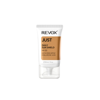 REVOX B77 JUST DAILY SUN SHIELD UVA+UVB SPF50+ WITH HYALURONIC ACID, 30 ml