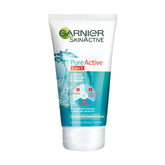 SN Pure Active 3In1 Wash, Scrub & Mask