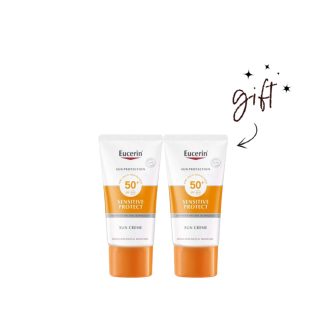 Eucerin Sun Creme Face SPF50 + Free Sun Creme Face for Sensitive Dry Skin