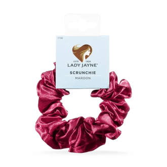 Lady School Scrunchie Maroon 17153