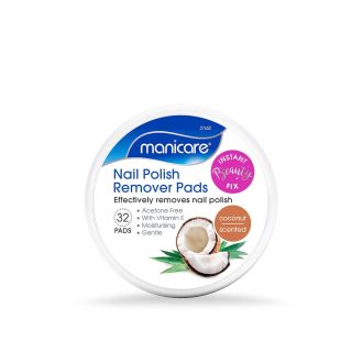 Man Nail Polish Remover Pads- Coconut