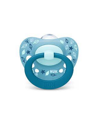 '- NUK-10736657-Pacifier Signature SI 1/BLC 6-18 Blue