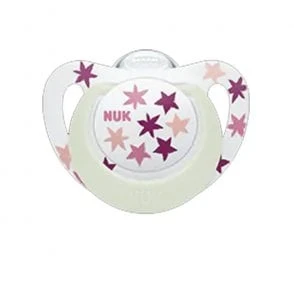 - NUK-10730718-PACIFIER STAR NGT SI1 GB/ARAB 1/BOX