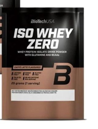 Iso Whey Zero lactosefree 25g caffe latte sachet