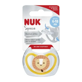 '- NUK-10736322- Pacifier Space 1/Box 6-18M Unisex