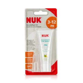 '- NUK-10256396- TOOTH & GUM CLEANSER SET D/GB/ES