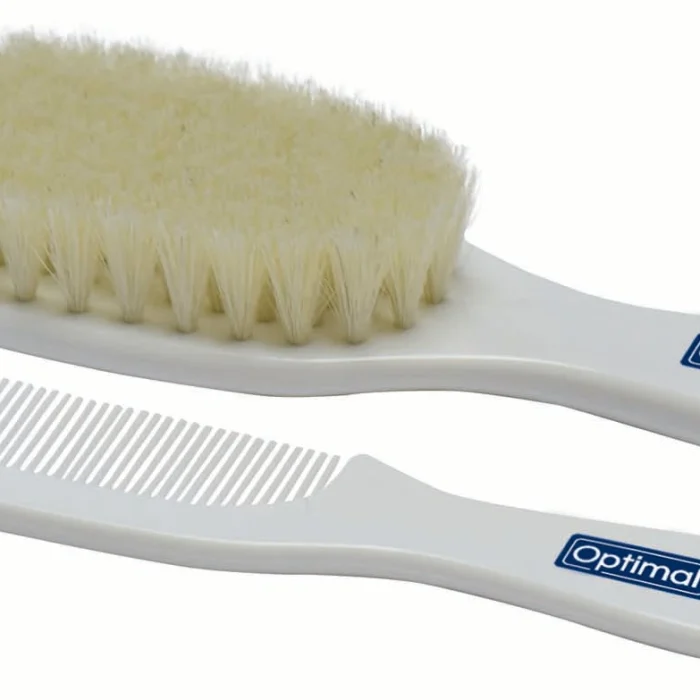 NaturalBristlesBrushAndCombSet3