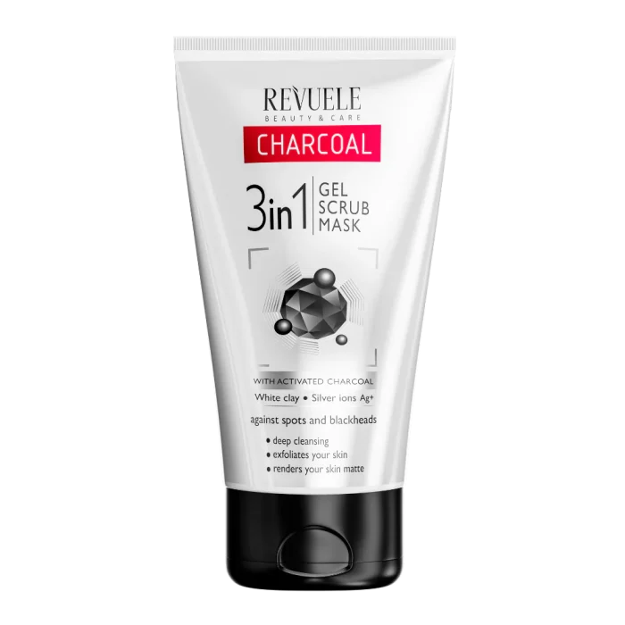 REVUELE-CHARCOAL-3-in-1-GEL-SCRUB-MASK-150-ML