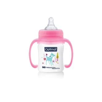 w/neck feeding bottle180 ml with handle