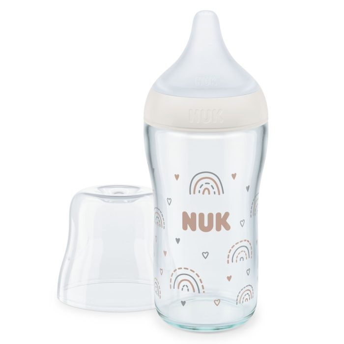 nuk-glas-flasche-perfect-match-230-ml-silikon-sauger-gr-m-regenbogen-weiss-10212009-d0